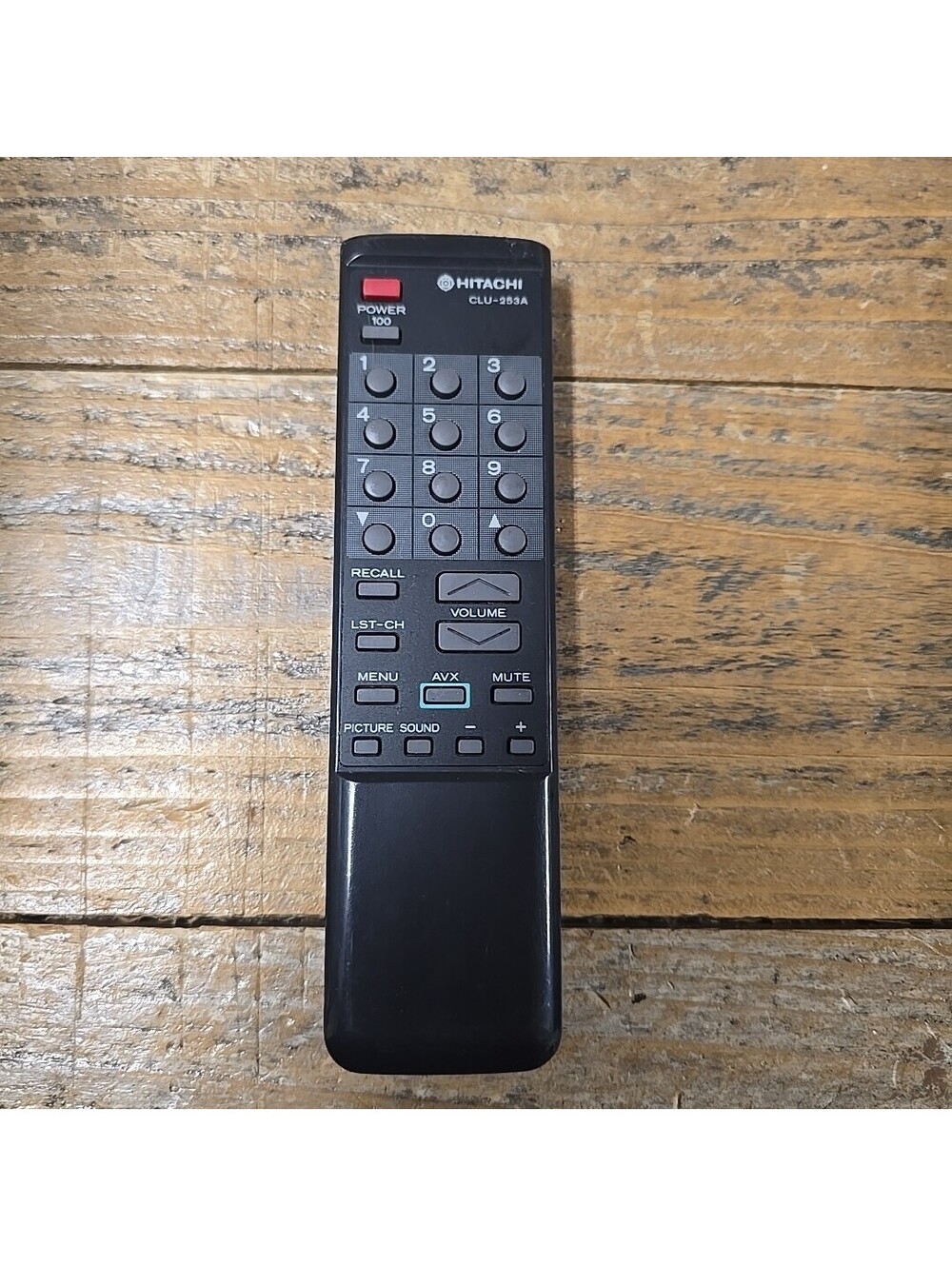 HITACHI CLU-253a TV Wireless Infrared Remote Control